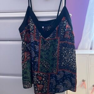 Zara Multicolor Patchwork Camisole